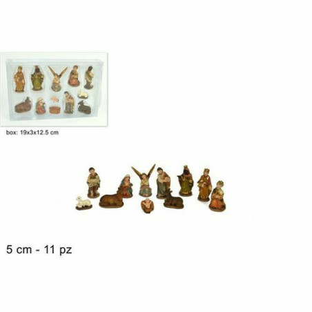 NATIVITA 5CM 11PZ IN PVC EAN 8033113494161 INGROSSO PERSONAGGI PER IL PRESEPE E ANIMALI
