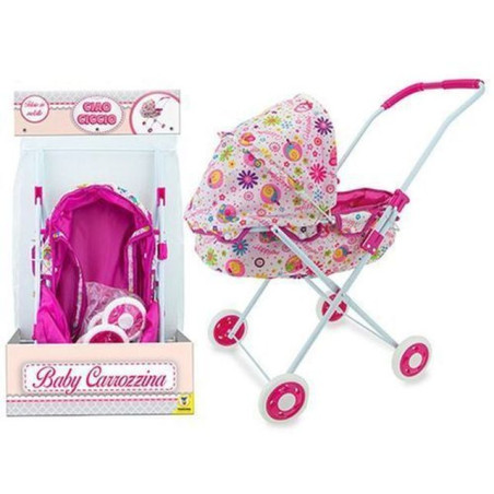 CARROZZINA IN METALLO ASS EAN 8017967664406 INGROSSO ACCESSORI PER BAMBOLE