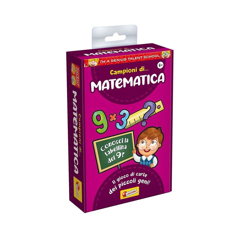 I'M A GENIUS CAMPIONI DI MATEMATICA EAN 8008324092284 INGROSSO GIOCHI DI CARTE