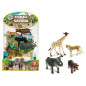 ANIMALI SAVANA RIGIDI 10 CON POSTER EAN 8017967707097 INGROSSO BUSTE ANIMALI GIOCATTOLO