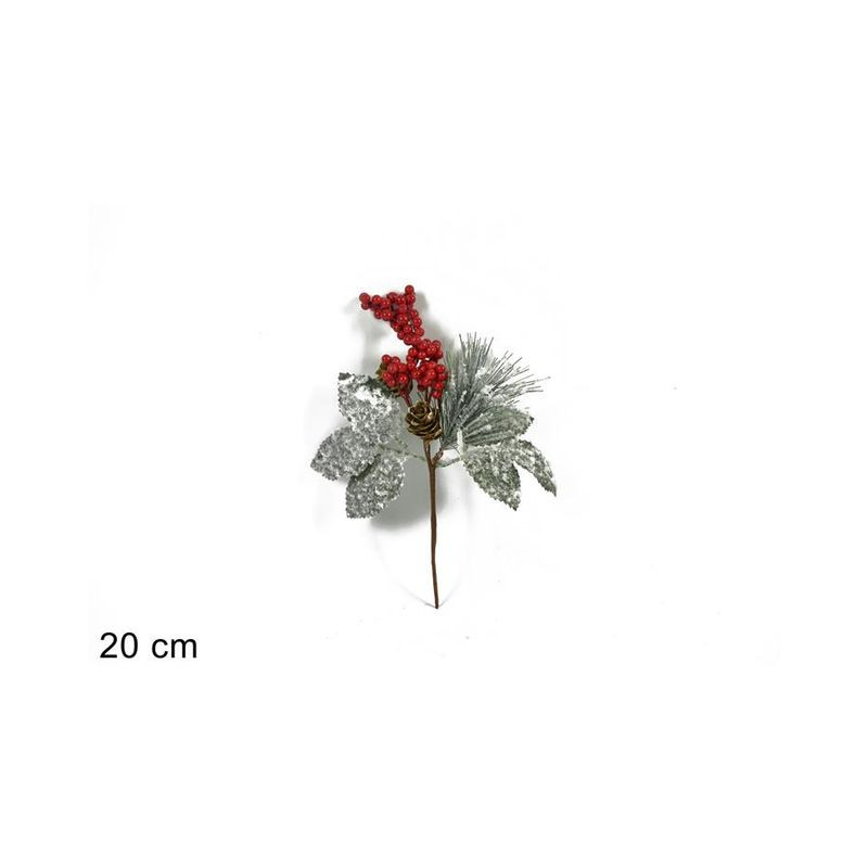 SPILLONE INNEV. C/BACCHE PICCOLE E PIGNE EAN 8033113818820 INGROSSO FIORI FINTI NATALIZI