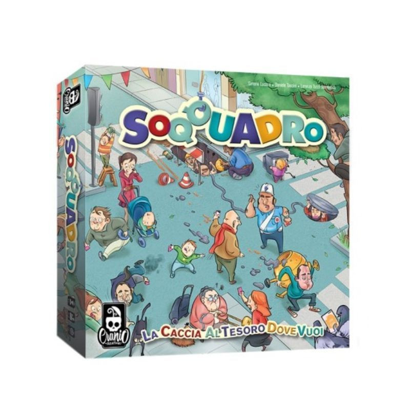 SOQQUADRO - LA CACCIA AL TESORO EAN 8034055580295 INGROSSO GIOCHI DI SOCIETA