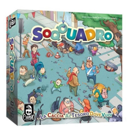 SOQQUADRO - LA CACCIA AL TESORO EAN 8034055580295 INGROSSO GIOCHI DI SOCIETA