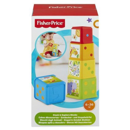 BLOCCHI DEGLI ANIMALI 6/36MESI EAN 0887961037807 INGROSSO GIOCHI PRIMA INFANZIA