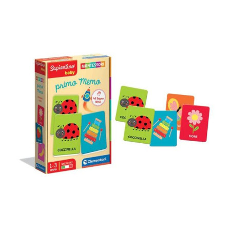 MONTESSORI SAPIENTINO BABY CARD PRIMO EAN 8005125164325 INGROSSO GIOCHI SAPIENTINO