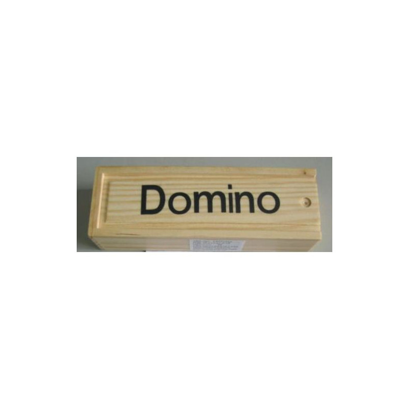 DOMINO MEDIO IN LEGNO 16.5X5.5X4CM +3A