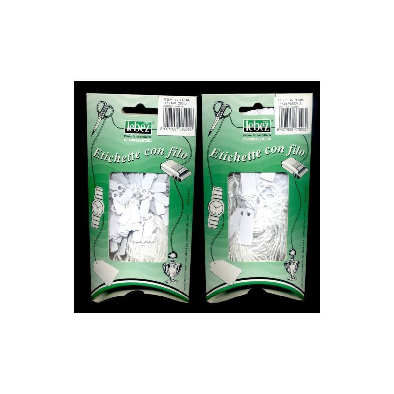 ETICHETTE CON FILO 200 PZ