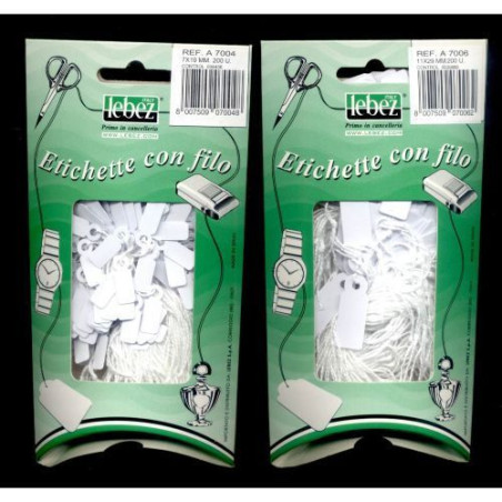 INGROSSO ETICHETTE CON FILO 200
