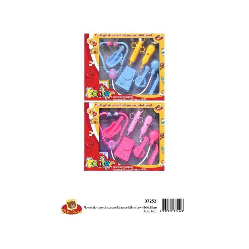 PLAYSET DOTTORE ASS C/ACC. H30 X L35 EAN 8009549372526 INGROSSO GIOCATTOLI IN SCATOLA
