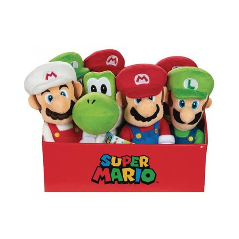 SUPER MARIO PELUCHE CM.23 ASS EAN 0192995409477 INGROSSO PELUCHE MORBIDOSI