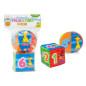 PALLA E CUBO SONORI MORBIDI EAN 8017967666608 INGROSSO GIOCHI PRIMA INFANZIA