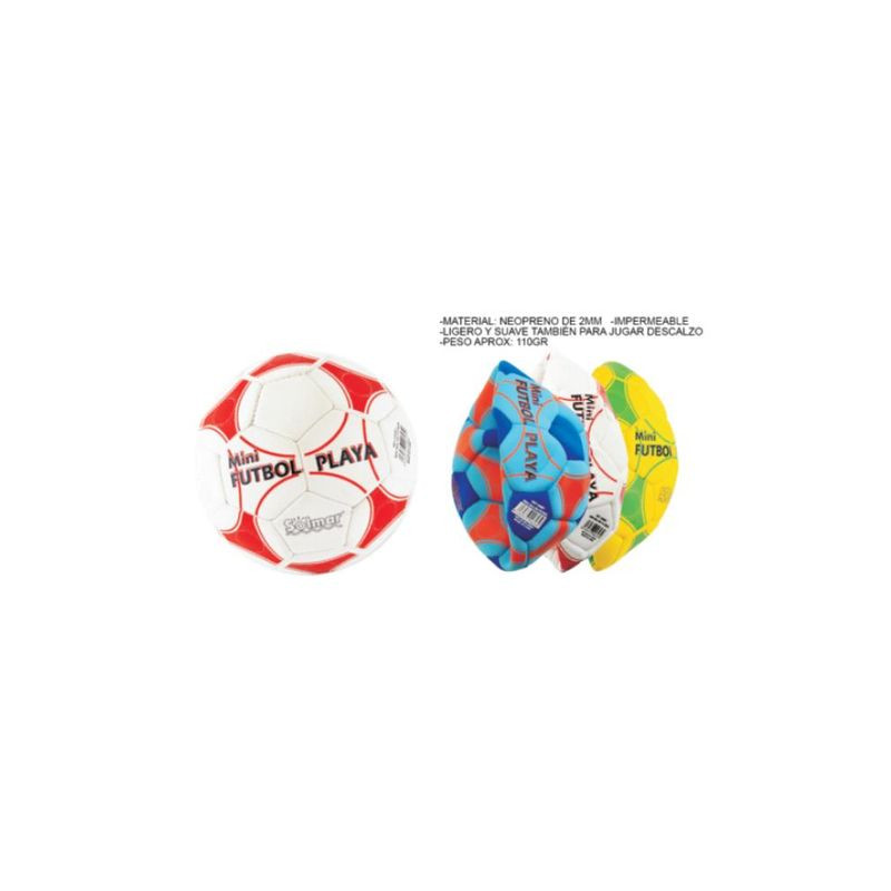 PALLONE FUTBAL PLAYA D.140 110-120GR ASS EAN 8430373006439 INGROSSO PALLONI CALCIO E VOLLEY
