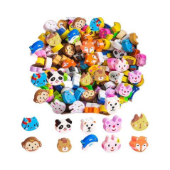 INGROSSO SET 2 GOMME ANIMALI 3AS