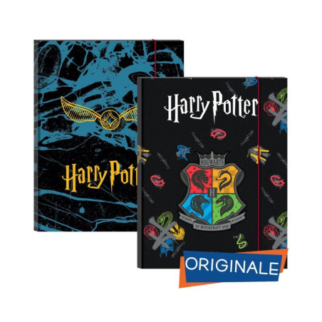 CARTELLINA ELASTICI DS01 HARRY POTTER EAN 8055714095745 INGROSSO CARTELLINE