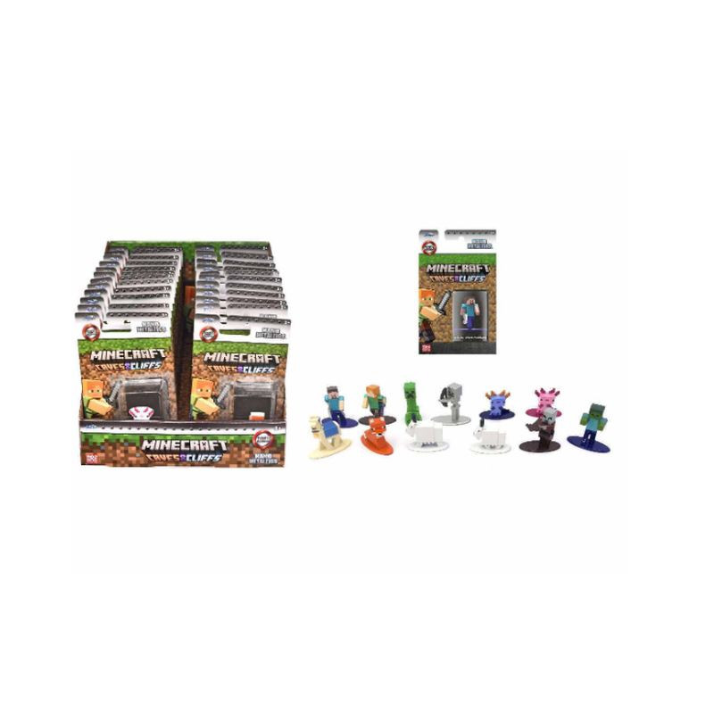 MINECRAFT PERSONAGGI CM.4 IN BLISTER, 12 ASST. EAN 4006333081811 INGROSSO PERSONAGGI CARTOON E DISNEY