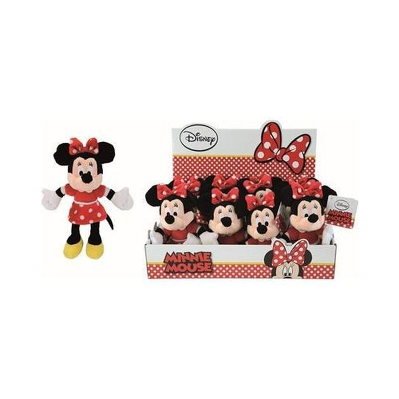 DISNEY MINNIE RED DRESS 20CM EAN 5413538768970 INGROSSO PELUCHE MORBIDOSI