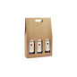 BOX BOTTIGLIA JUTA DA 3 PEZZI EAN 8006752844123 INGROSSO SACCHETTI E SHOPPER REGALO