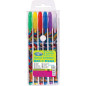 SET 6 PENNE GLITTER GEL 1MM EAN 4030969838853 INGROSSO PENNE PER LA SCUOLA
