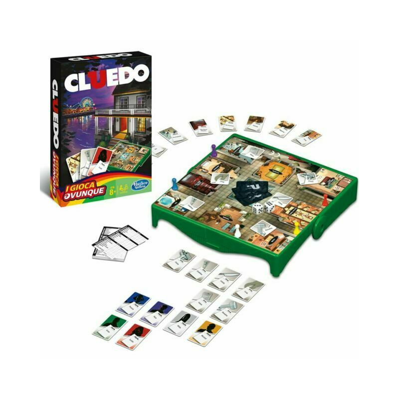 TRAVEL CLUEDO 3-6 GIOCATORI 159X235X48MM EAN 5010994868048 INGROSSO GIOCHI DI SOCIETA