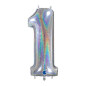 PALLONCINO MYLAR N. 1 ARGENTO MEGA 101CM EAN 8032685998336 INGROSSO PALLONCINI COMPLEANNO PALLONCINO MYLAR N. 1 ARGENTO MEGA 101CM EAN 8032685998336 INGROSSO PALLONCINI COMPLEANNO