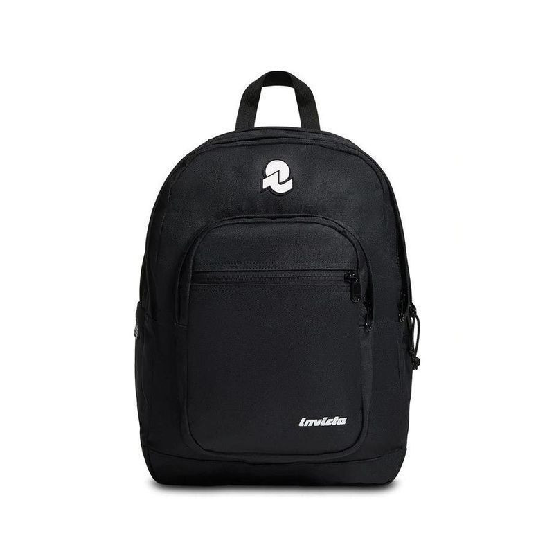 ZAINO JELEK PLAIN INVICTA NERO EAN 8011410739352 INGROSSO ZAINI SCUOLA