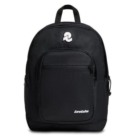 ZAINO JELEK PLAIN INVICTA NERO EAN 8011410739352 INGROSSO ZAINI SCUOLA