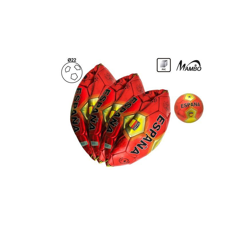 PALLONE CALCIO SPAGNA 4 STR. N.5 420GR. EAN 8430373040433 INGROSSO PALLONI CALCIO E VOLLEY