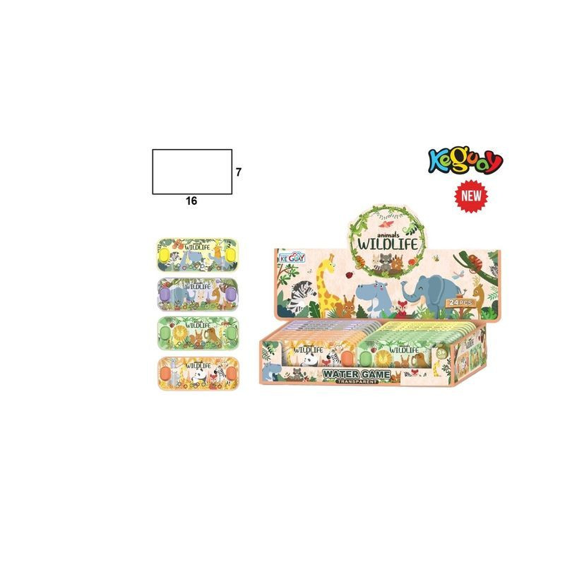 GIOCO ACQUA CM.7X16 GIUNGLA ASS (24) EAN 8430373046985 INGROSSO GIOCHI DA EDICOLA