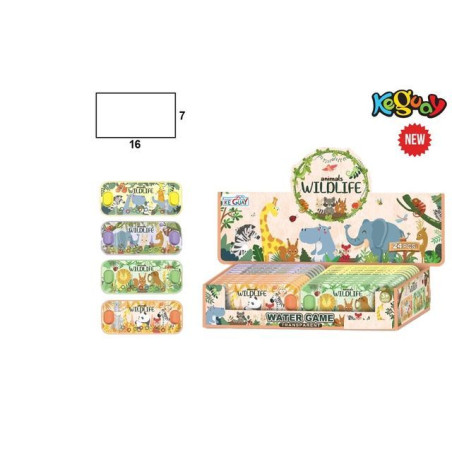 GIOCO ACQUA CM.7X16 GIUNGLA ASS (24) EAN 8430373046985 INGROSSO GIOCHI DA EDICOLA