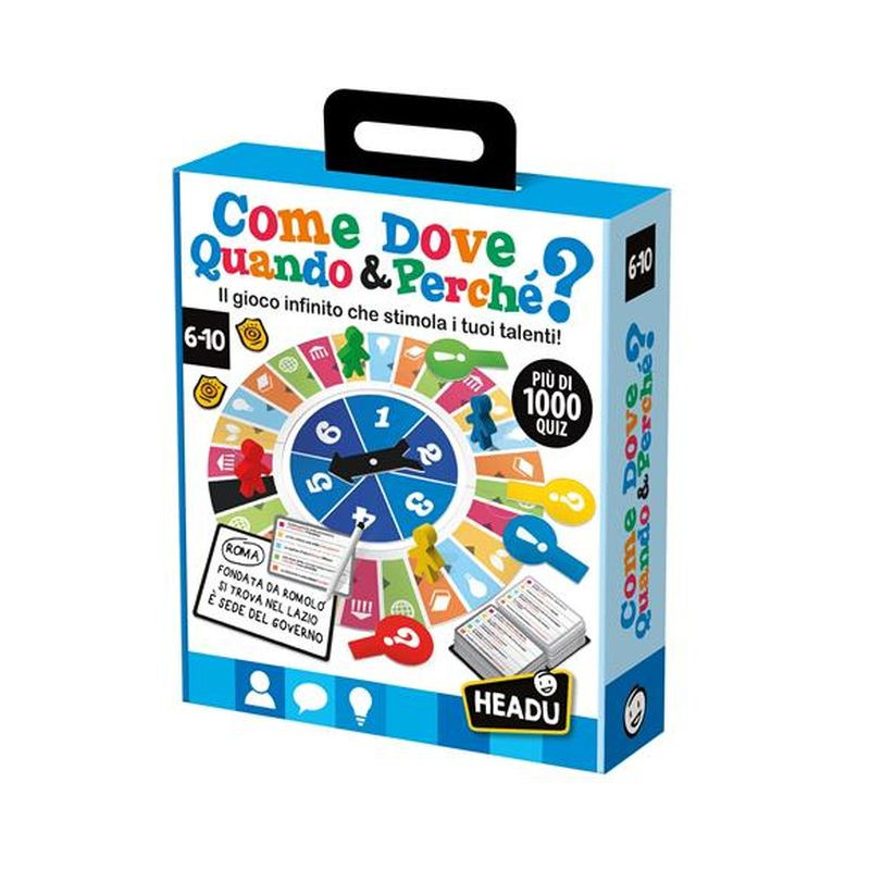 COME DOVE QUANDO E PERCHE' EAN 8057592357069 INGROSSO GIOCHI CREATIVI