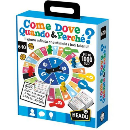 COME DOVE QUANDO E PERCHE' EAN 8057592357069 INGROSSO GIOCHI CREATIVI