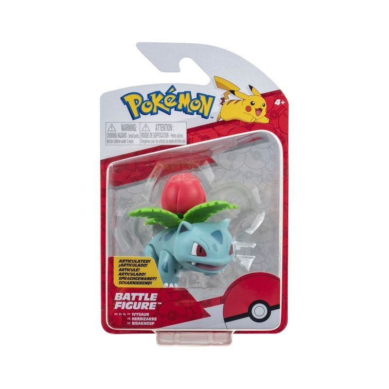 POKEMON BATTLE FIGURE IVYSAUR EAN 8059571751240 INGROSSO PERSONAGGI CARTOON E DISNEY