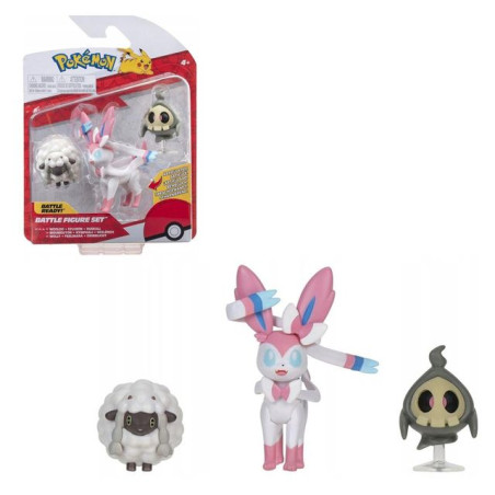 POKEMON BATTLE FIG. DUSKULL WOOLOO SYLV EAN 8059571751318 INGROSSO PERSONAGGI CARTOON E DISNEY