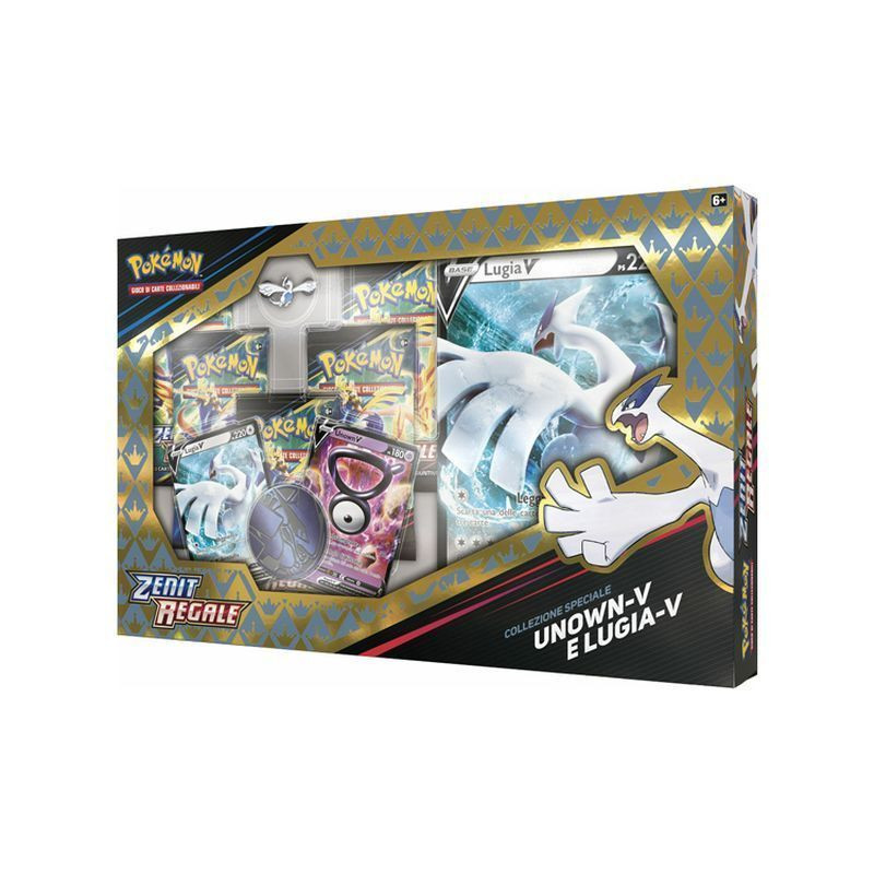 POKEMON COLLEZ.SPEC. UNOWN-V E LUGIA-V Z EAN 0820650602771 INGROSSO GIOCHI DI CARTE