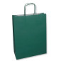 SHOPPER CARTA 36X41 VERDE BOSCO C.25 EAN 8010598625396 INGROSSO SACCHETTI E SHOPPER REGALO