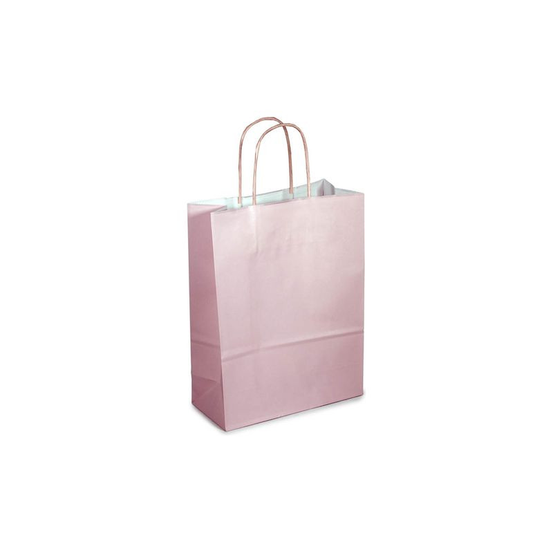 SHOPPER CARTA 18X24 ROSA CONFETTO C.25 EAN 8010598633216 INGROSSO SACCHETTI E SHOPPER REGALO
