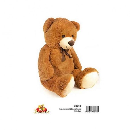 ORSO MARRONE L.130CM C/FIOCCO EAN 8009549239683 INGROSSO PELUCHE MORBIDOSI