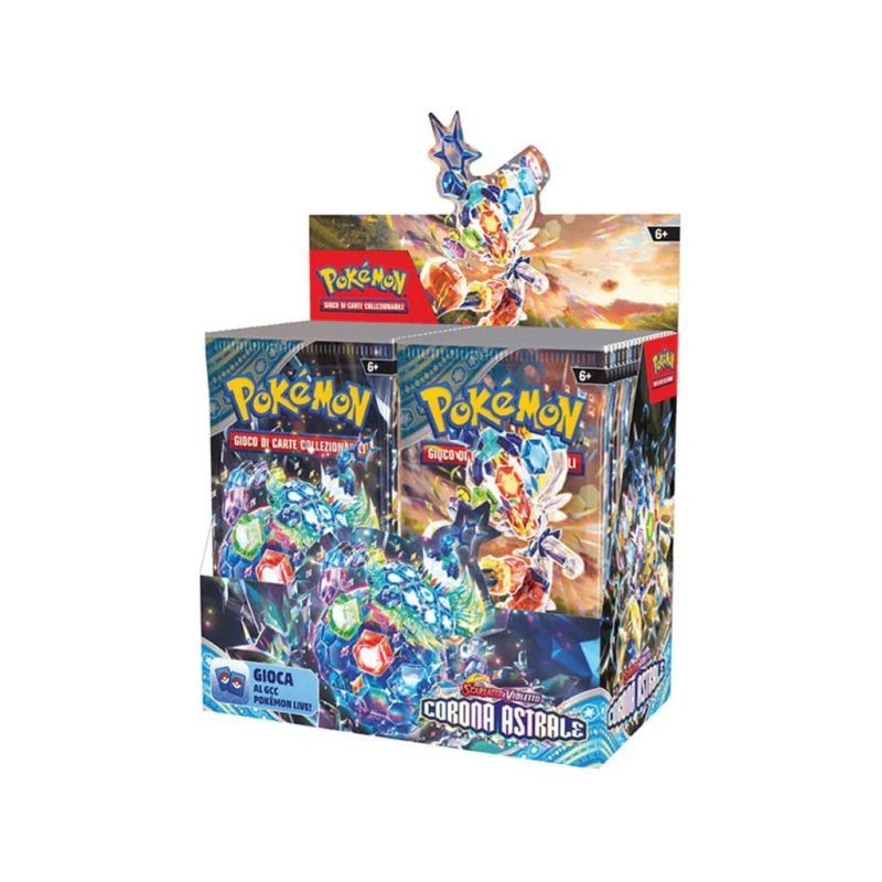 POKEMON SCAR/VIOL CORONA ASTRALE BUSTINA EAN 0820650605536 INGROSSO GIOCHI DI CARTE