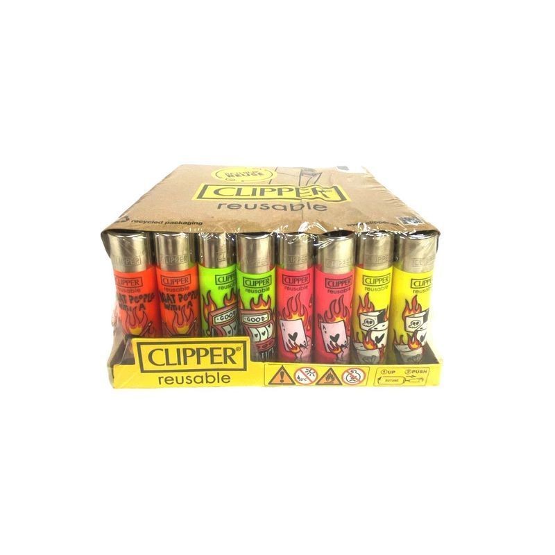 ACCENDINO CLIPPER LARGE GAMES ON F. C.48 EAN 8447218201416 INGROSSO ACCENDINI