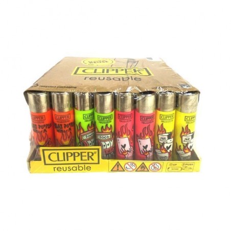 ACCENDINO CLIPPER LARGE GAMES ON F. C.48 EAN 8447218201416 INGROSSO ACCENDINI