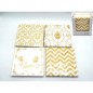 TOVAGLIOLI CARTA 17X17CM 20PZ 2V NAT ORO EAN 8021029711687 INGROSSO TOVAGLIOLI NATALIZI