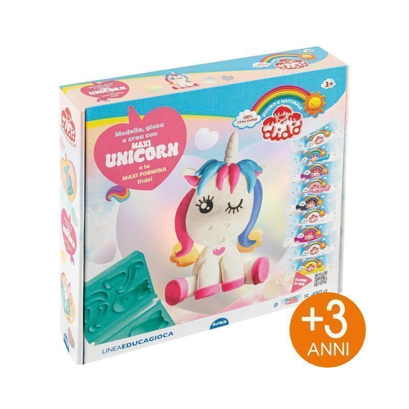 DIDO' MODELLA GIOCA CREA MAXI UNICORN EAN 8000144010189 INGROSSO PASTA PER MODELLARE DIDO