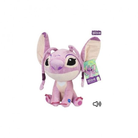 STITCH ROSA ANGEL LIL BODZ 30CM C/SUONO EAN 5056219077666 INGROSSO PELUCHE MORBIDOSI