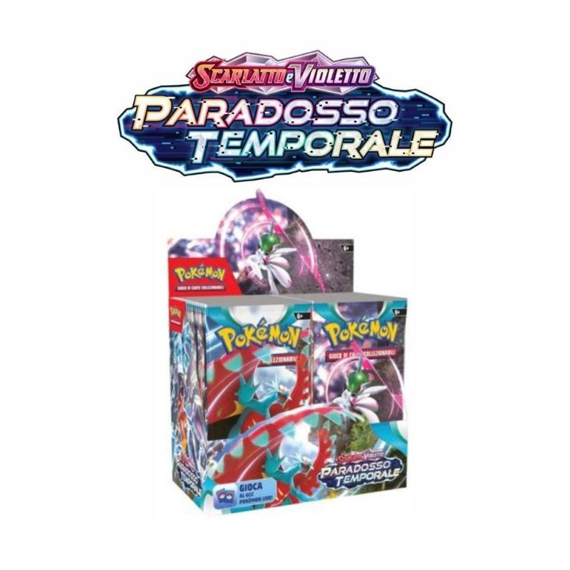 BUSTINA CARTE POKEMON PARADOSSO TEMPORALE  (OFFERTA)