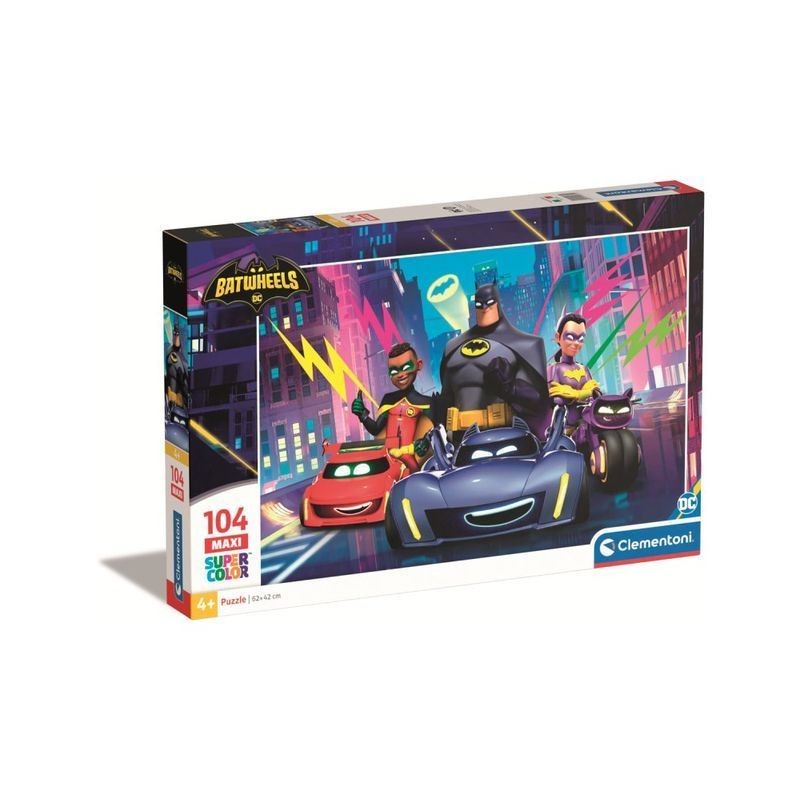 PUZZLE MAXI PZ.104 BATMAN CON AUTO EAN 8005125257614 INGROSSO PUZZLE CLASSICI