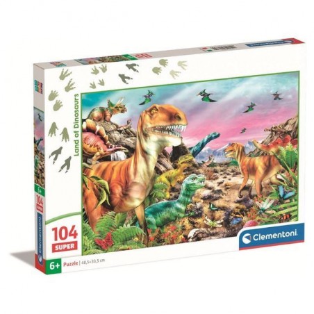 PUZZLE PZ.104 SUPER NOLI LAND OF DINOSAU EAN 8005125257799 INGROSSO PUZZLE CLASSICI