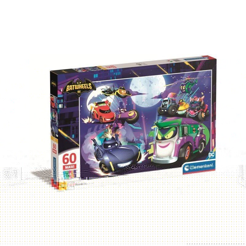PUZZLE MAXI PZ.60 BATWHEELS EAN 8005125265978 INGROSSO PUZZLE CLASSICI