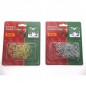 BL. 50 GANCETTI FERRO ORO/ARG X ALBERO EAN 8021029601155 INGROSSO PUPAZZI E GNOMI NATALIZI