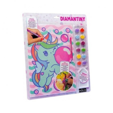 DIAMANTINY KAWAII UNICORN BLISTER 1 EAN 8056779900173 INGROSSO GIOCHI CREATIVI