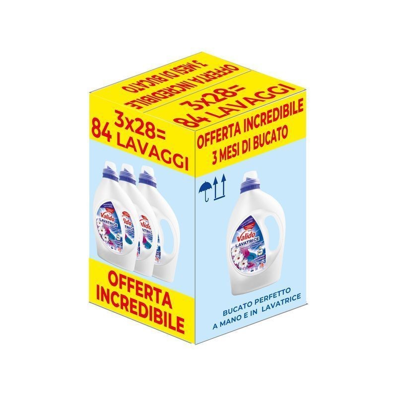 DETERSIVO LAVATRICE LT.1,3 VALIDO CLASS EAN 8033447587652 INGROSSO DETERSIVI